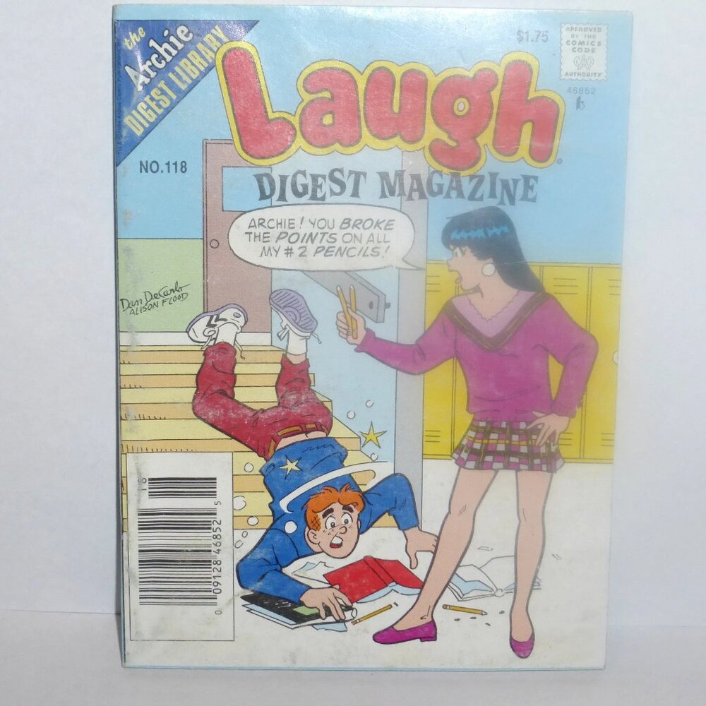 FIRST Print 1995 Archie Digest Library LAUGH DIGEST Digest Magazine #118 Archie